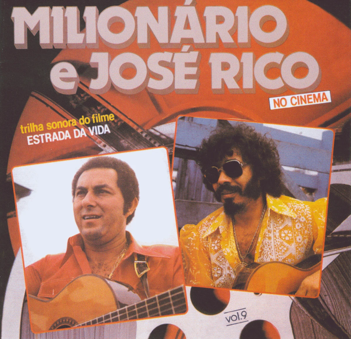 Capa original Milionário & José Rico · Volume 9 (Estrada da Vida)
